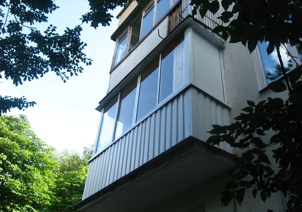 Наружная отделка балконов